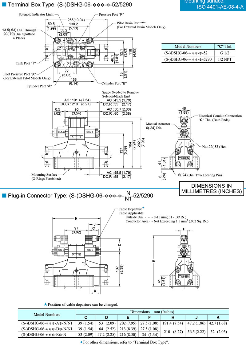 bản vẽ kích thước dshg 06 yuci yuken