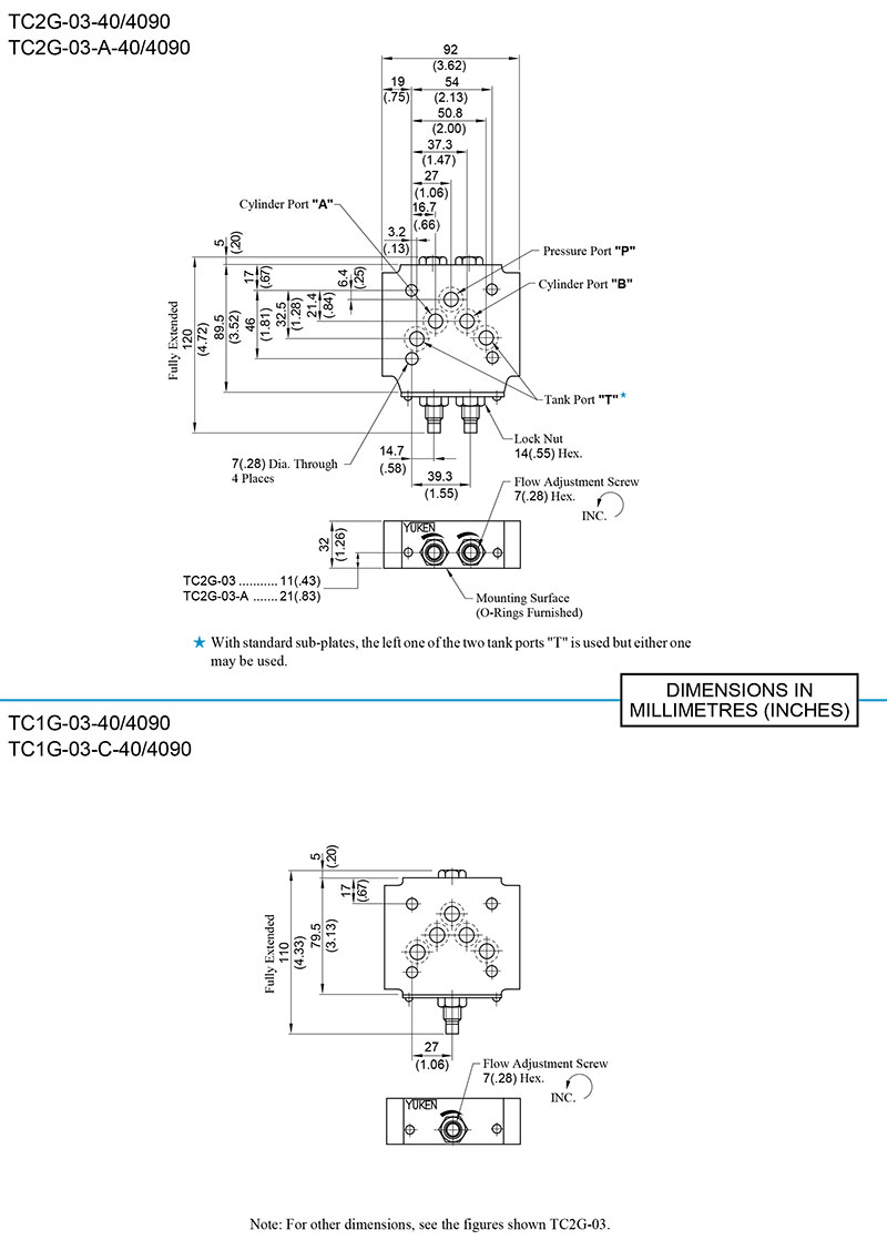 bản vẽ kích thước van yuci yuken tc1g tc2g 03